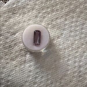 Genuine light Amethyst stones Emerald cut approx 3/4”& 1/3” 3ct. New